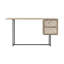 Bureau 2 tiroirs Yaluna en bois d'acacia naturel