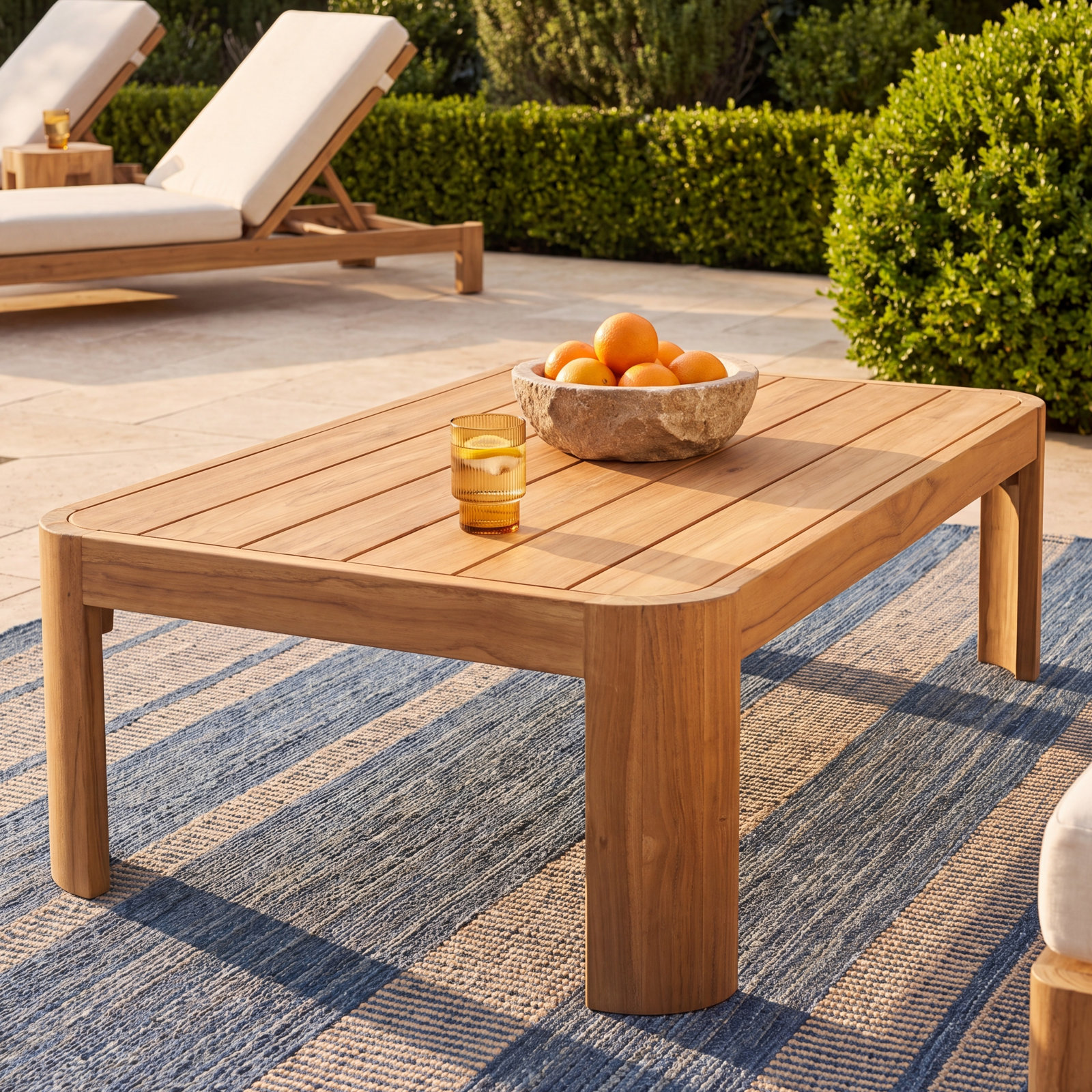 Nina 32" Teak Patio Table