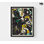 «Genesis II» par Franz Marc, reproduction d'art encadrée Franz Marc, abstrait mural foncé, reproduction d'art Genesis II, création II