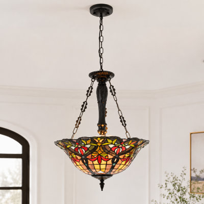 3 - Light Dimmable Geometric Chandelier