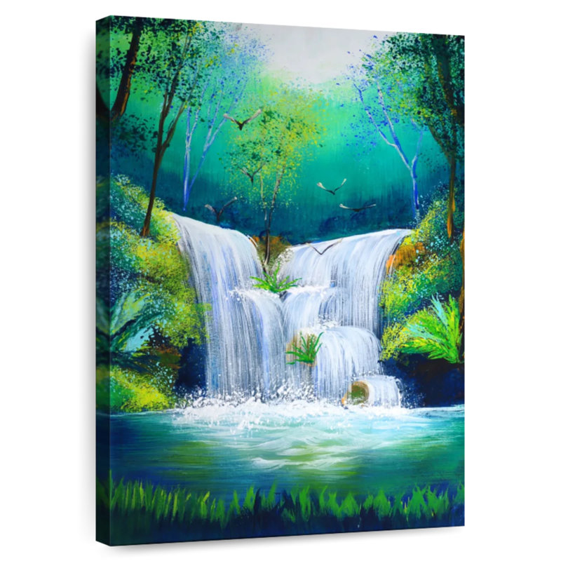 Alvord Waterfall, 51" H x 34" W
