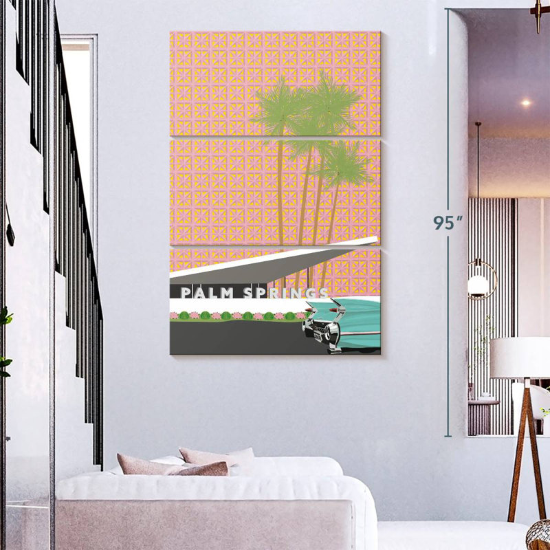 Nicci Palm Springs With Convertible, 74" H x 48" W