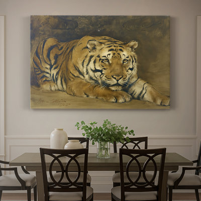 A Tiger-John Collier-Gallery, toile tendue - 1885