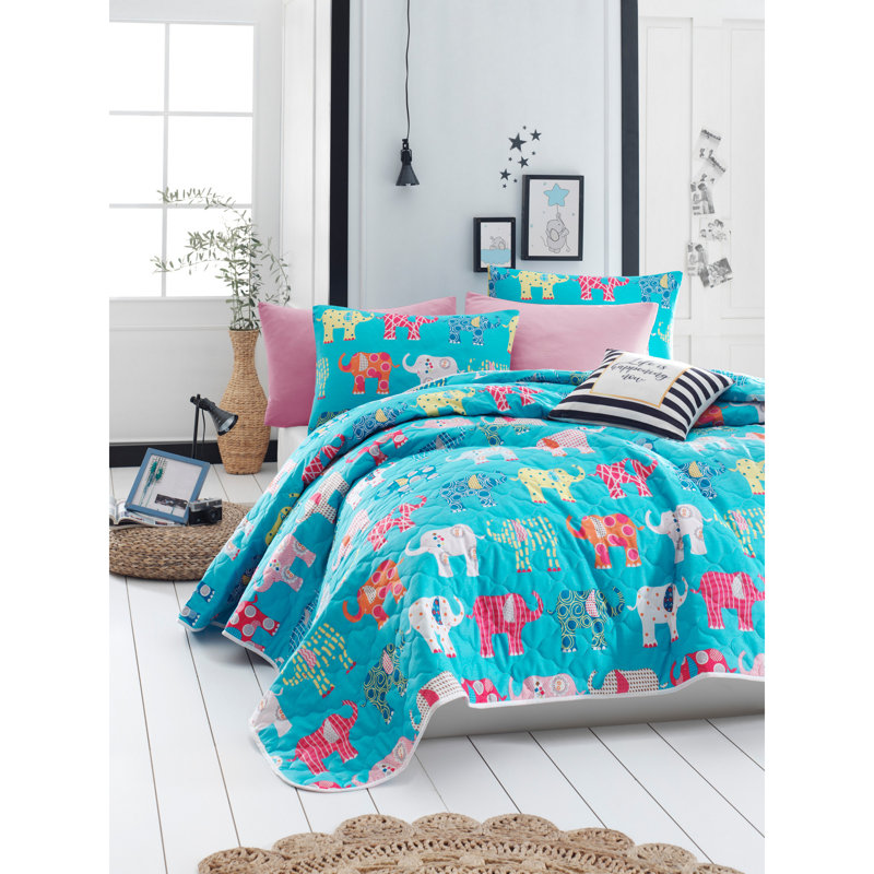 Couvre-lit matelassé luxueux très grand, 79 po x 79 po | 100% coton Ranforce, 320 g / m² | Lavable à la machine à 86 ° F, édredon doux et confortable pour toutes les saisons | Élégante décoration intérieure, parfaite pour la rénovation de la chambre à coucher