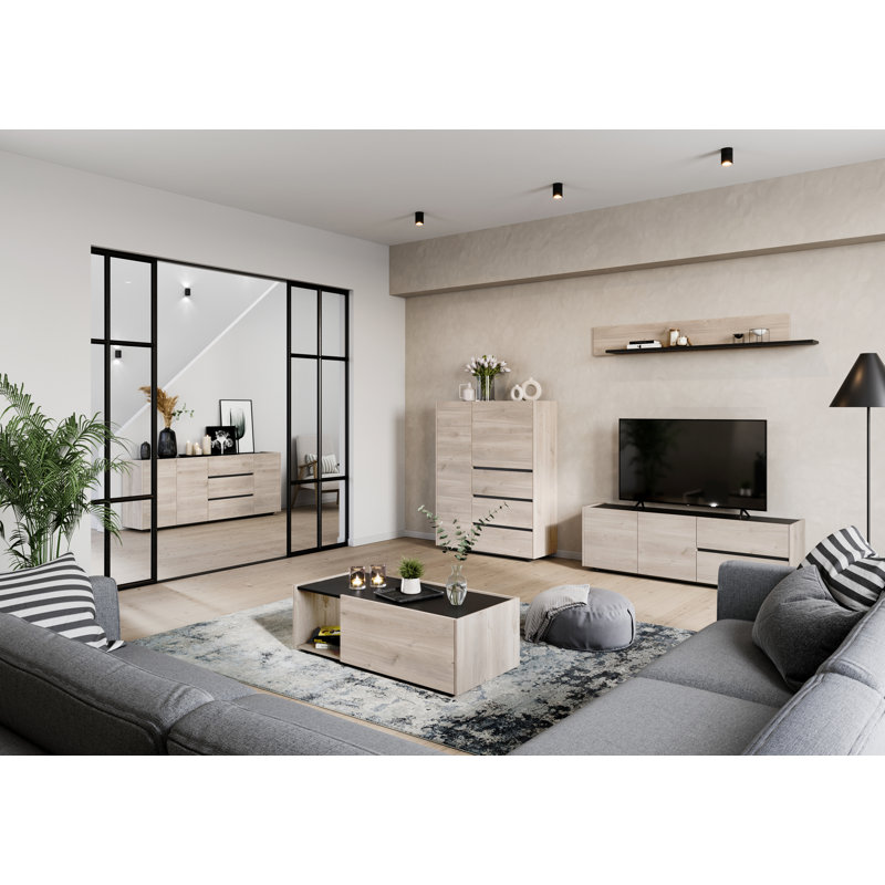 Aleksejs Unfinished TV Stand for TVs up to 48"