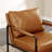 Eisenman 27.09'' W Leather Upholstered Accent Armchair-249569279