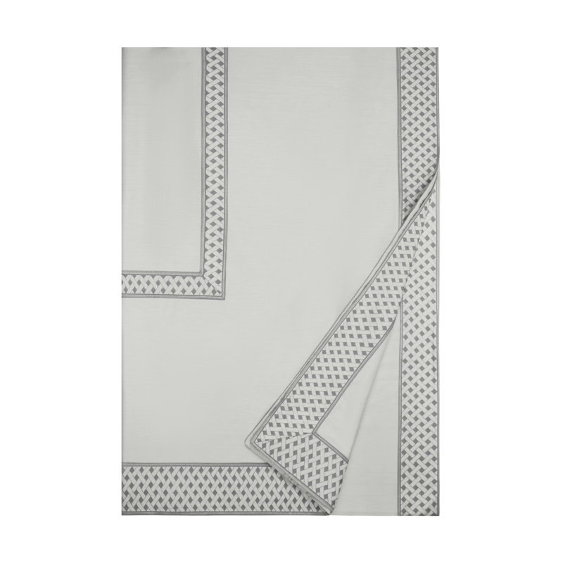 Ara Duvet Cover, King Duvet Cover, Silver