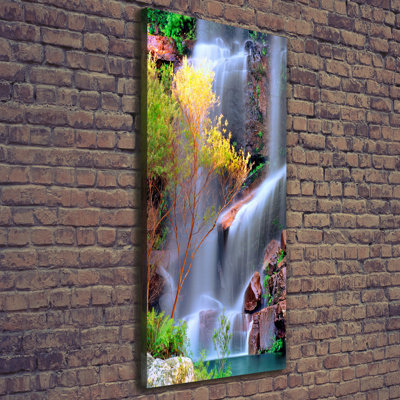 Waterfall - Wrapped Canvas Print