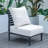 Aluminum Outdoor Club Chair With Cushions