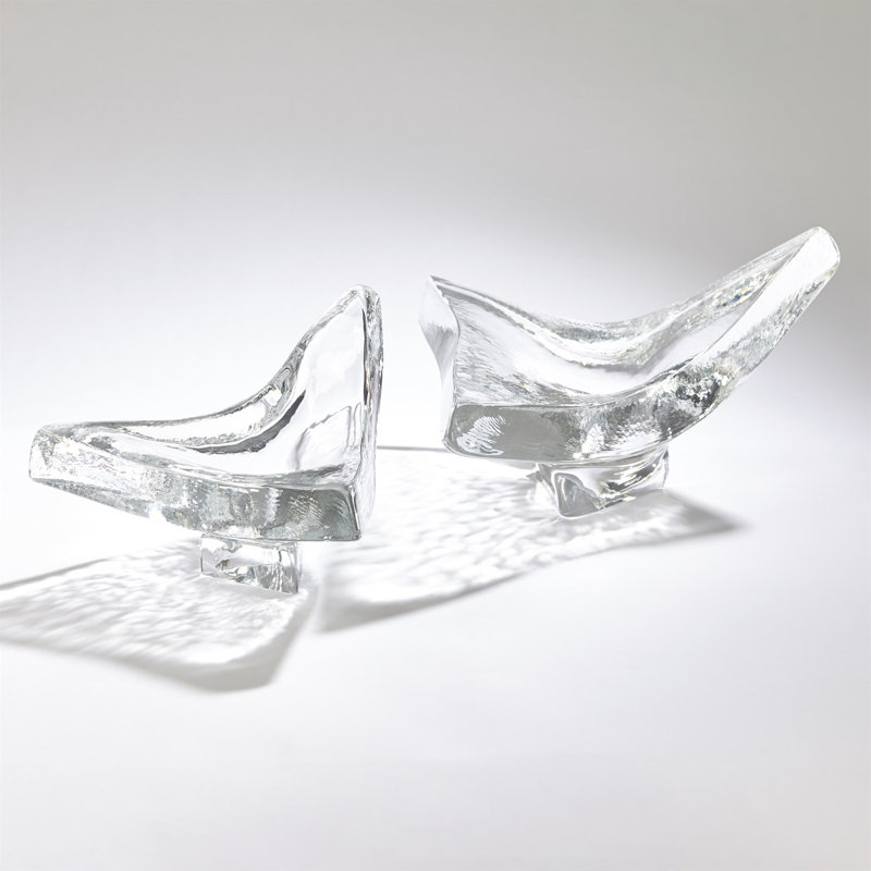 Triangle Slab Bowl, 8.5" H x 15" W x 15" D