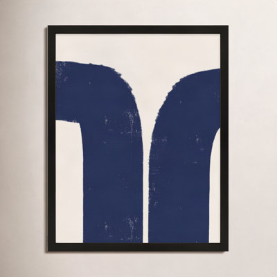 Abstract In Blue And White 1 by Eleni Psyllaki For Paradissi Digital Art
