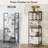 Bathroom Towel Rack Free Standing 3-Tier 4-Tier with U-shaped Dividers-723755715-723755719