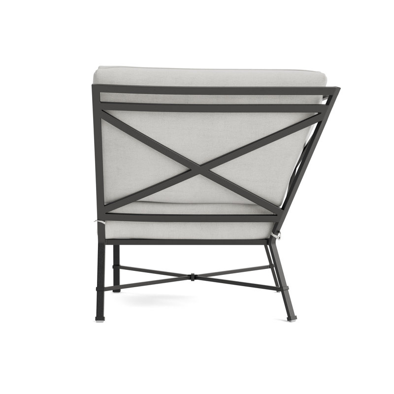 Venetian Outdoor Patio Sectional, Fusion Dove, Textured Pewter