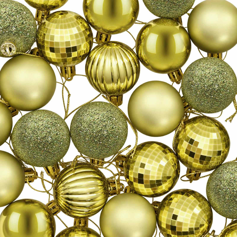 4cm Polystyrene Bauble, Light Green