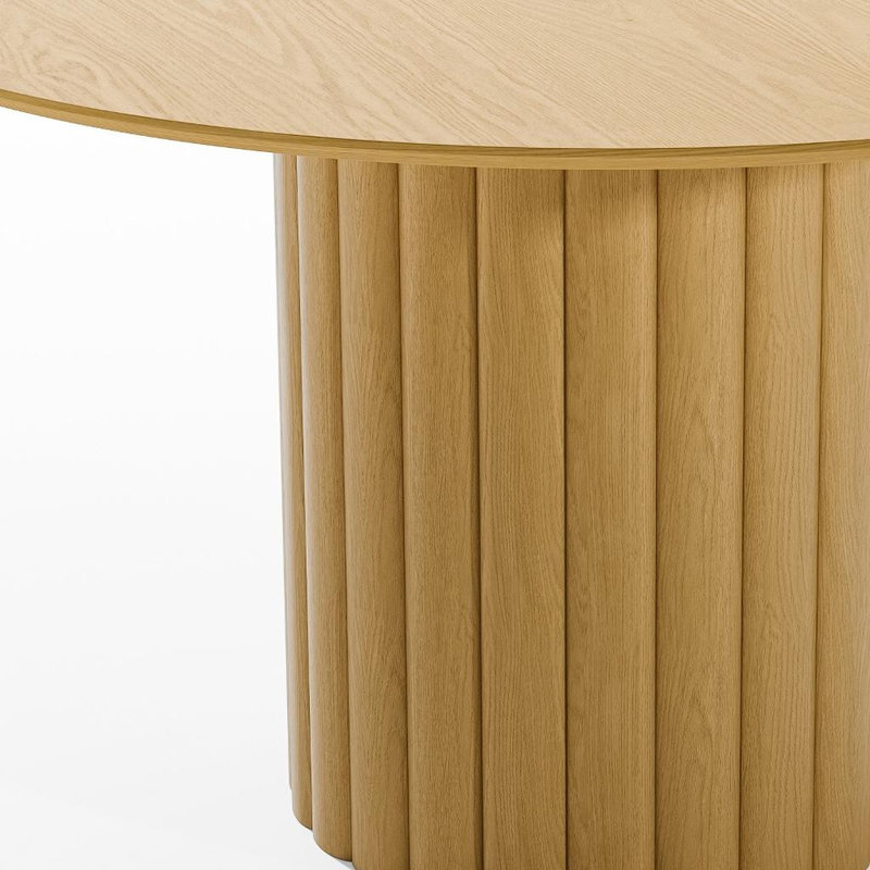 Table de salle à manger 52 po, 30"H x 52"L x 52"W, Naturel