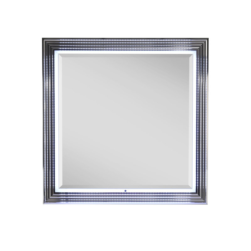 SMOOTH WHITE MIRROR WITH LED