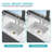 27" Undermount Single Bowl Ceramic Kitchen Sink - Dual Mount  Ceramic Rectangular Deep Single Bowl Sink Basin
