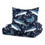 Ensemble d'édredon réversible en microfibre Sharks Blue-163501502