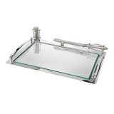 Ricci Argentieri Glass Jewish Bread Board
