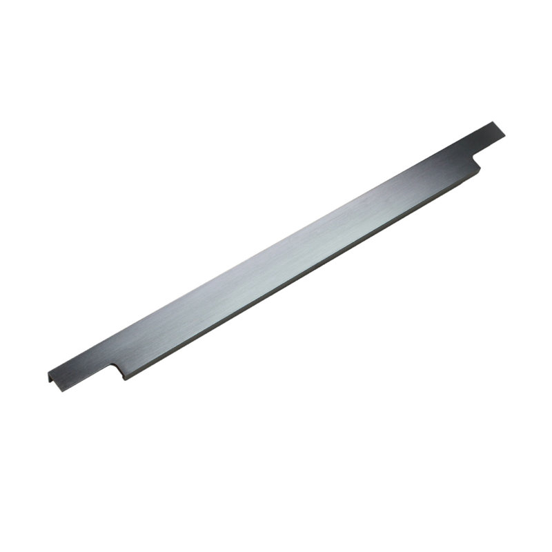 Dowell Kitchen Cabinet Finger Pull, 24", Stainless Steel