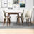 Keevis 4 - Person Solid Wood Top Four Leg Dining Set-87421749