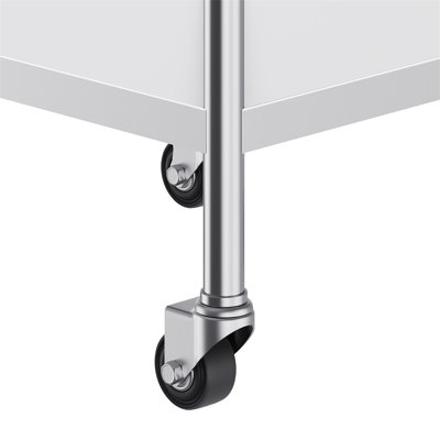 Table de travail en acier inoxydable