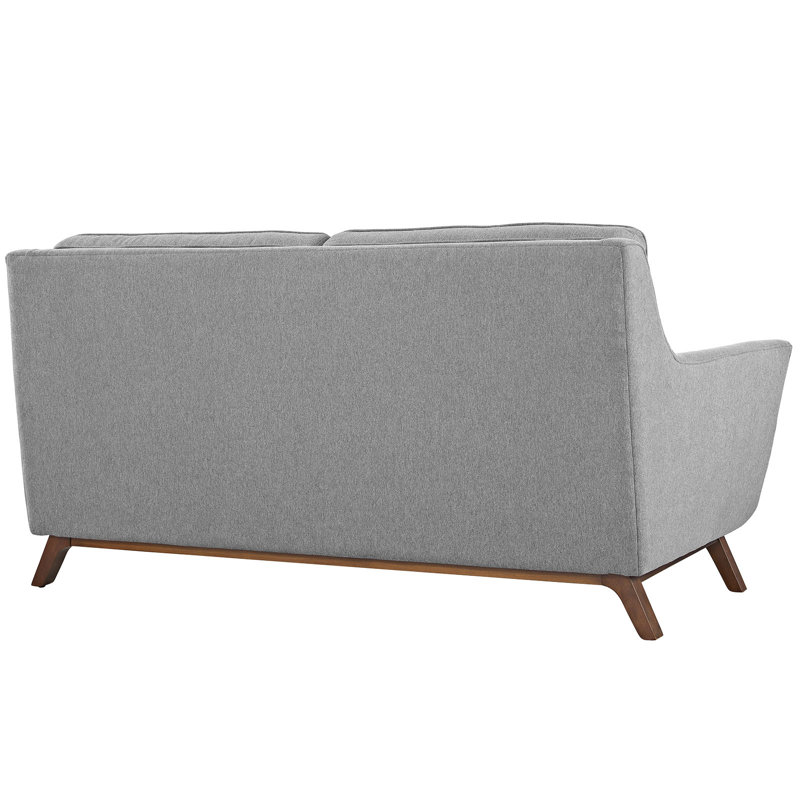 Causeuse en tissu Modway Beguile, Gris