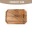 Plateau en noyer Millhill Pines Cohill