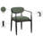 Riccio Performance Fabric Upholstered Dining Arm Chair-992955098-992955117
