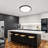 6-pack 12 Inch Black Low Profile Led Flush Mount Fixtures- 24w 5cct Selectable(2700k-6500k) Modern Ultra Thin Flat Round Fixtures-1559867276