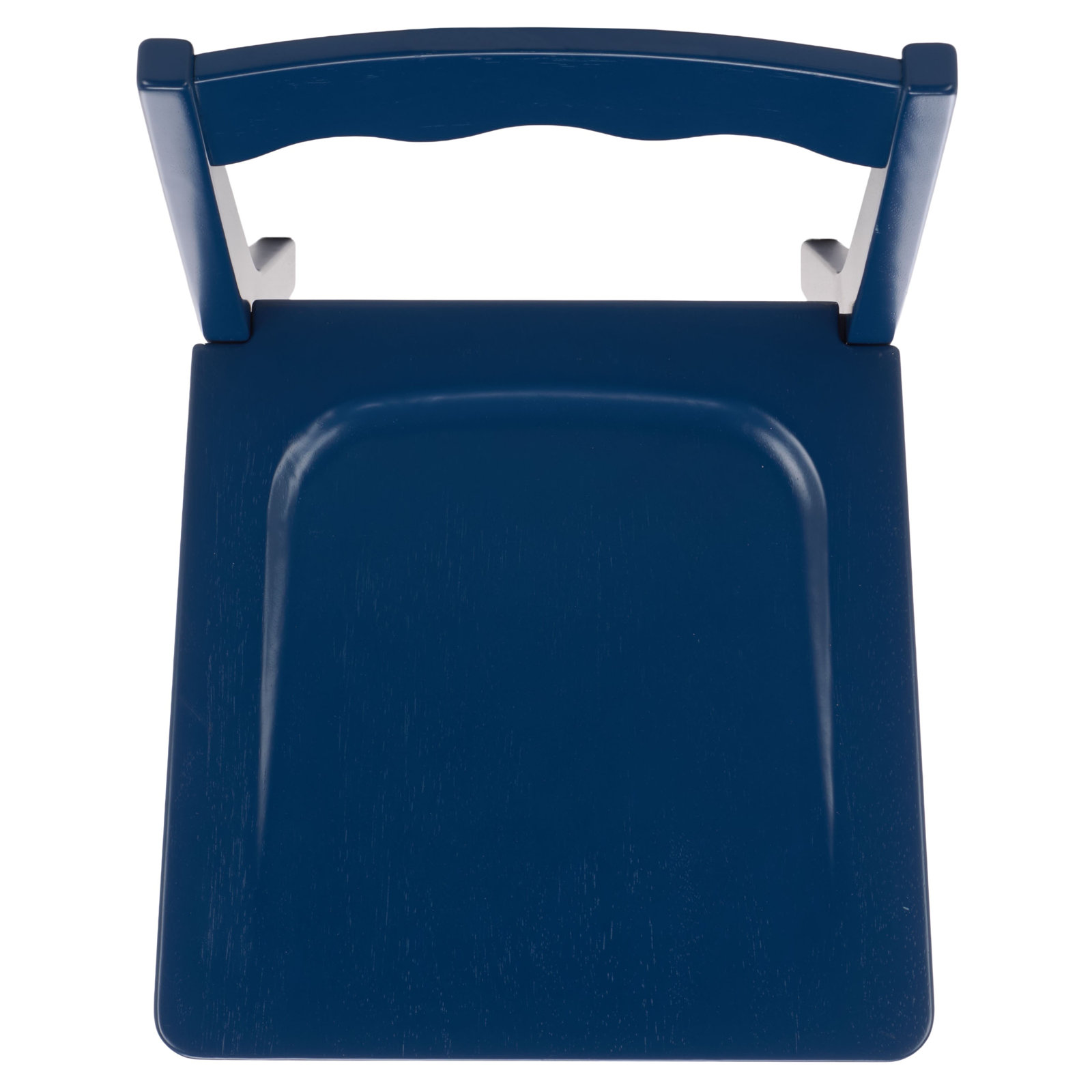 Sandrine Scalloped Dining Chair, Navy