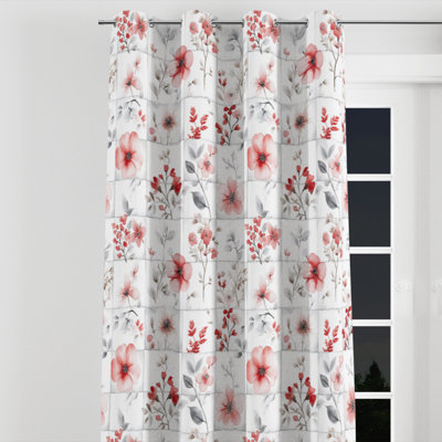 Patchwork Curtains - French Country Boldin Grommet Curtain - 1 Panel