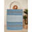 Premium Cotton Area Rug (3.3 x 6.6 ft), Cream & Blue/Black | 100% Cotton, 1200 g/m², 0.4 in Pile Height | Antibacterial, Non-Slip PVC Underside, Machine Washable | Ideal for Living Room, Bedroom & Home Decor-112936292