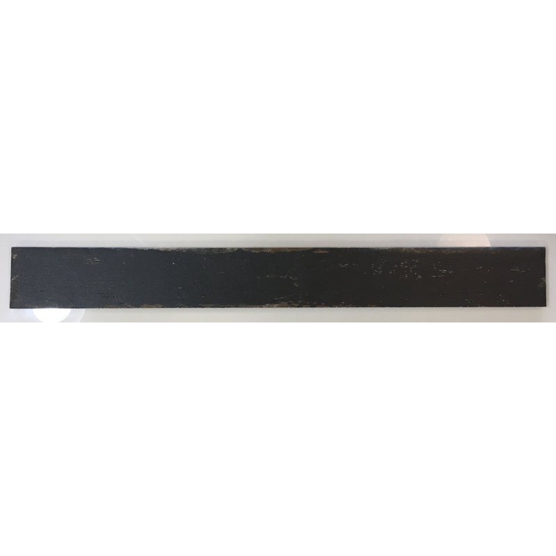 3" x 24" Porcelain Wood Look Wall & Floor Tile, Charred Oak