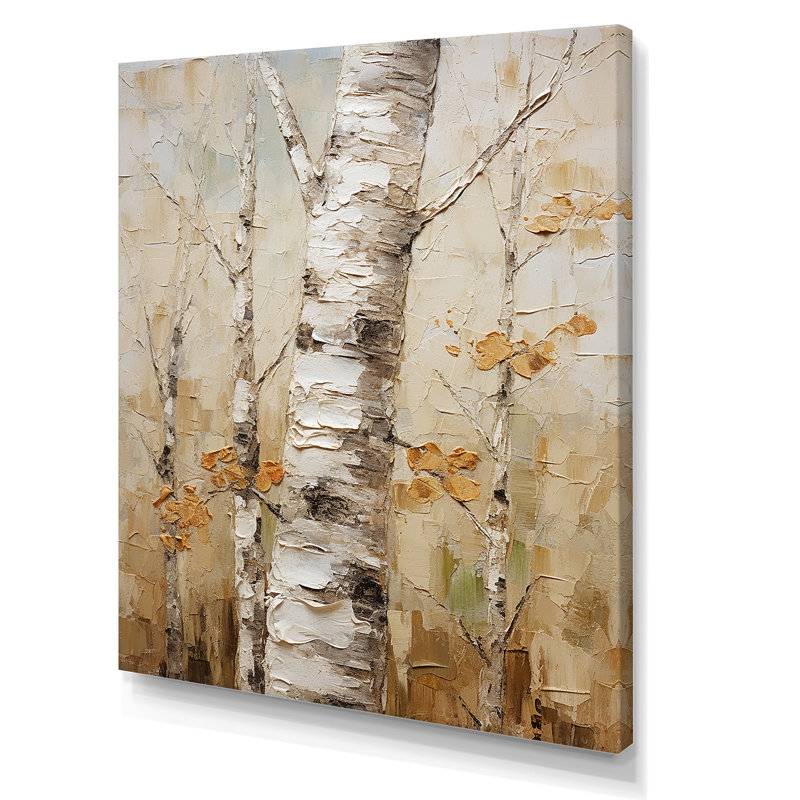 «Tree American Basswood II», art mural arbre, Toile tendue, H 40 po x l 30 po x P 1,5 po