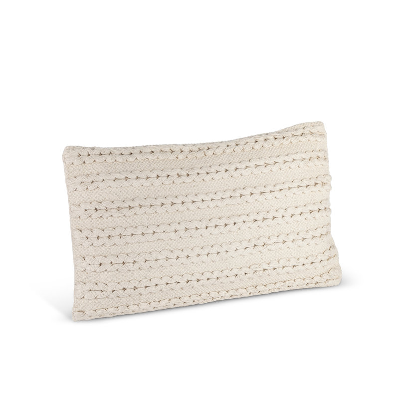 Coussin tissé en macramé, polyester