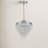 Omalley 3 - Light Tiered Pendant with Crystal Accents-1351130796
