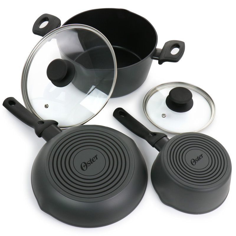Batterie de cuisine antiadhésive en aluminium 5 pièces Oster Kingsway