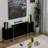 TV Console with Storage Cabinets, Remote Control, APP Control LED TV Stand, Full RGB Color Selection