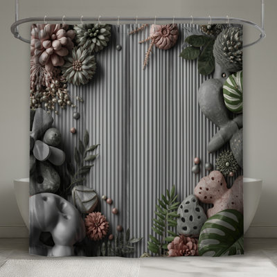 Rideau de douche Botanical Arrangement