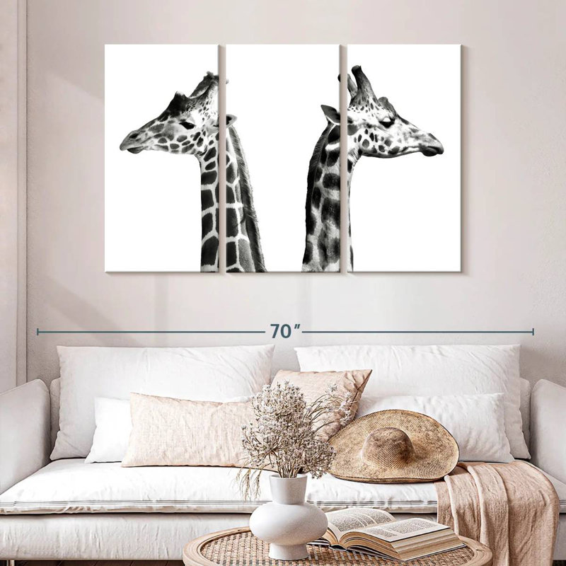 Brampt Giraffe Opposition, 32" H x 50" W