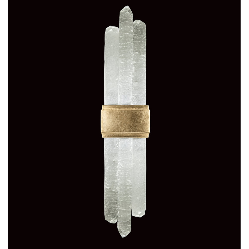 Lior 2 - Light Flush Mounted Sconce, 3000, Gold, 16.5" H x 5" W x 4" D