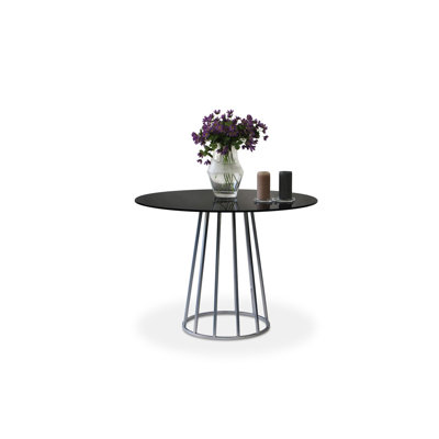 Sharece Round Metal Base Dining Table