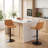 Modern Height Adjustable Swivel Bar Stools Upholstered Leather Barstool Kitchen Island Chairs with Metal Frame-1879254797