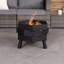 Dawer Hexagon Steel Smokeless Fire Pit