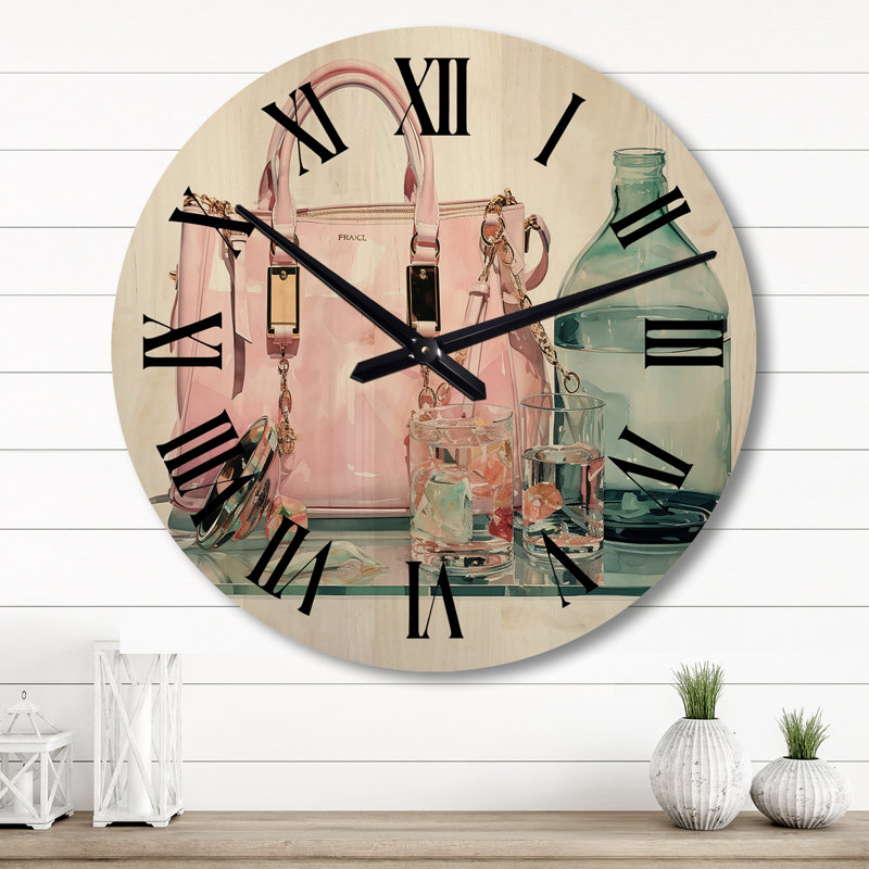 Kenzington Solid Wood Wall Clock, Large