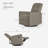 Evolur Raleigh Basic Glider |Recliner| Rocker