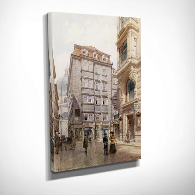 « the textile shop » par richard moser, reproduction d’art encadrée