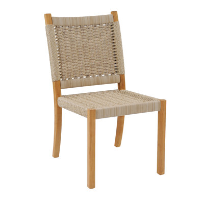 Hudson Teak Patio Dining Side Chair