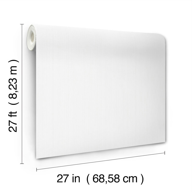 Rouleau de papier peint 27 pi x 27 po Camden, Glacier